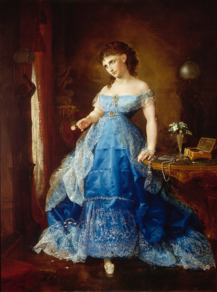 We Both Must Fade (Mrs. Fithian), by Lilly Martin Spencer, 1869