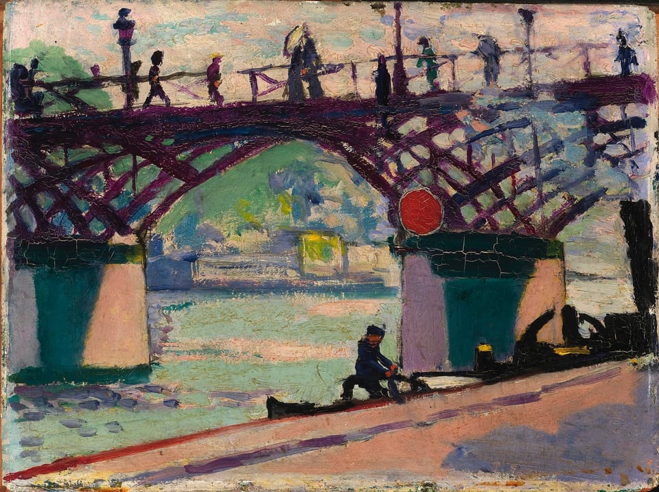 Pont des Arts, by H. Lyman Saÿen, 1908-1911