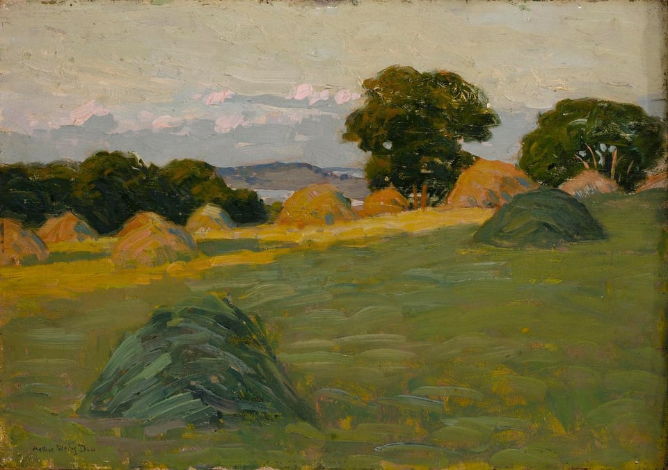 The Hill Field, by Arthur Wesley Dow, 1908-1910