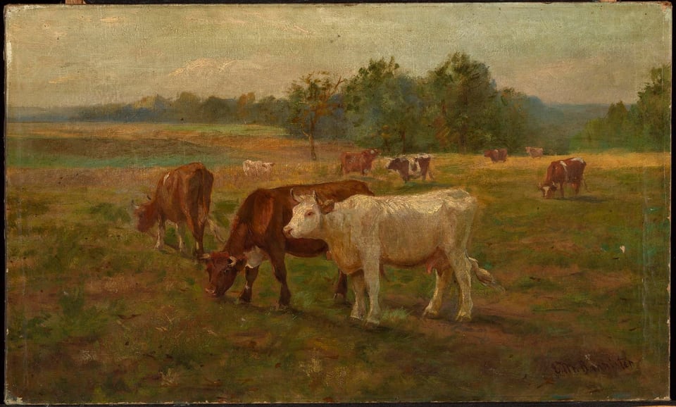 Cows, by Edward Mitchell Bannister, n.d.
