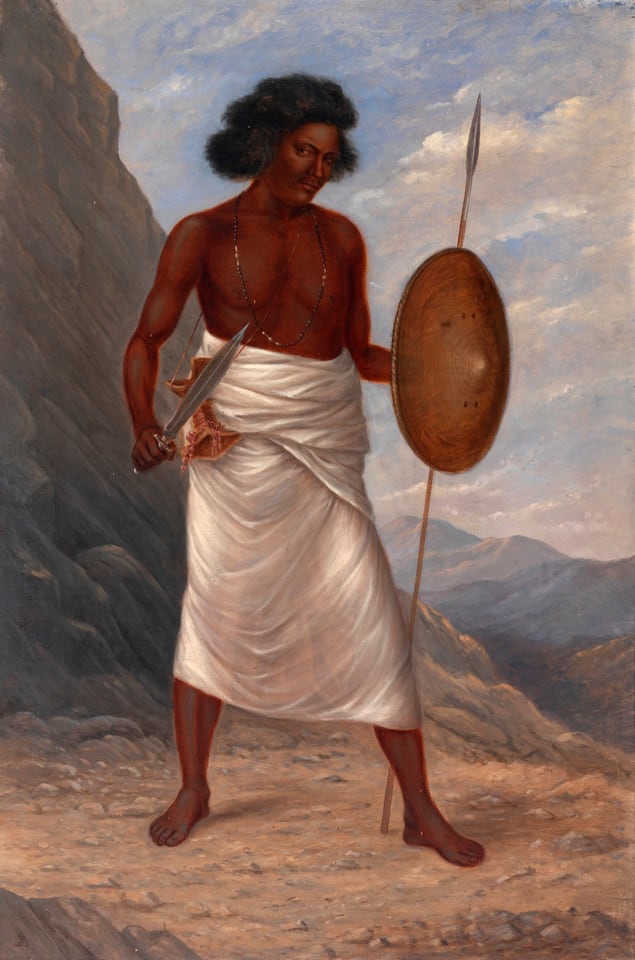 Somali Man, by Antonion Zeno Shindler, ca. 1893