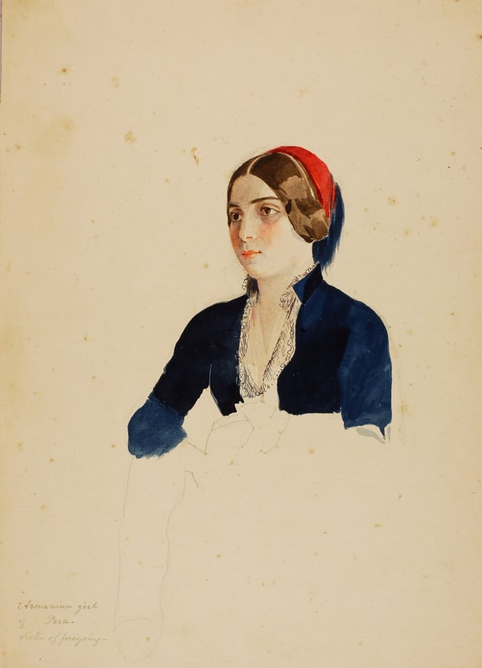 Armenian Girl of Pera, by Miner Kilbourne Kellogg, n.d.