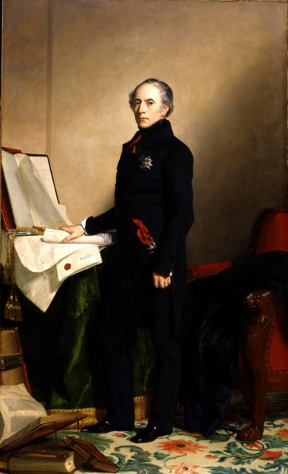 Francois Pierre Guillaume Guizot, by George Peter Alexander Healy, 1841