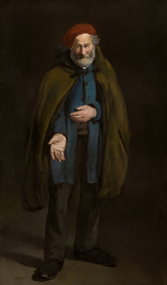 A work made of oil on canvas.