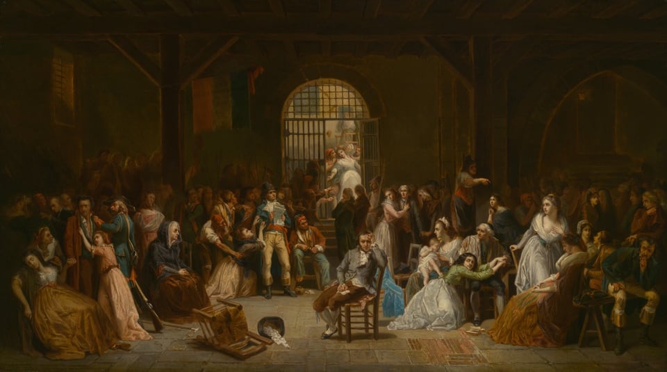 A work made of oil on canvas.
