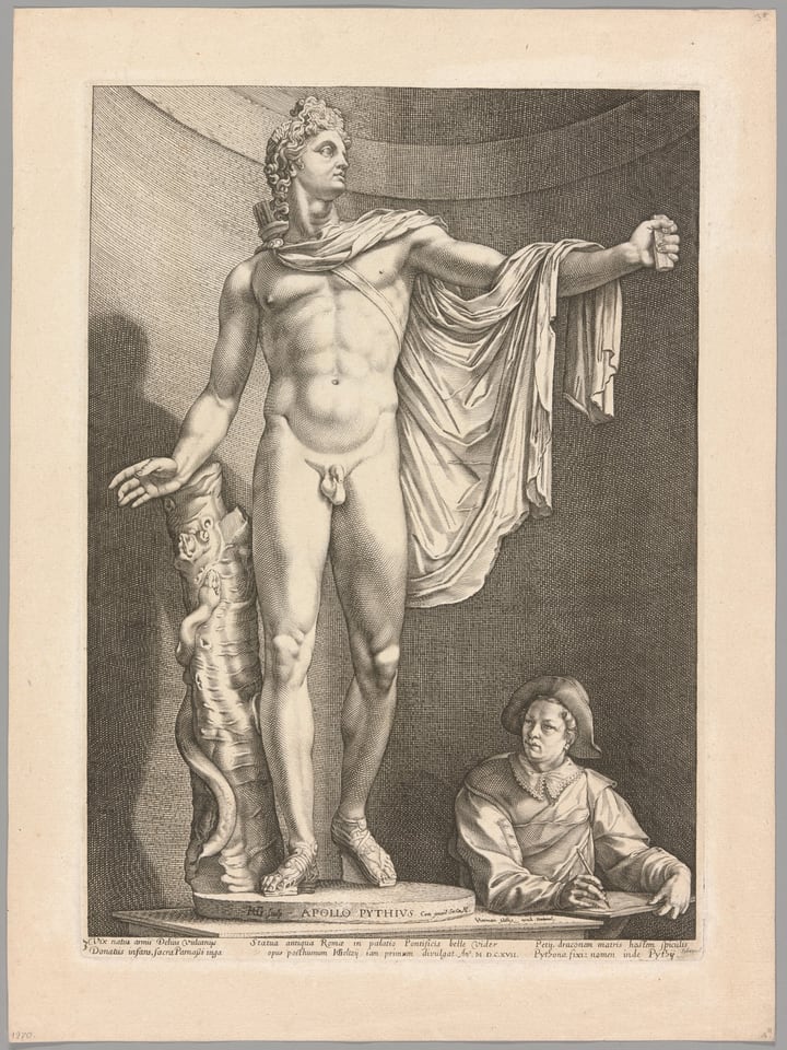 A work made of engraving in black on cream laid paper.