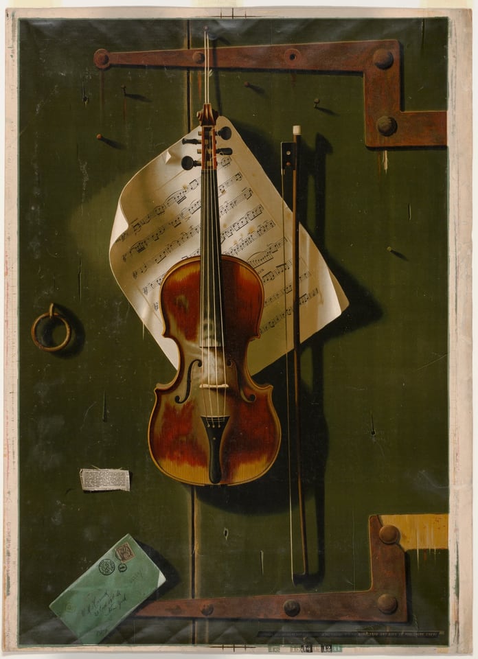 A work made of color lithograph on paper.