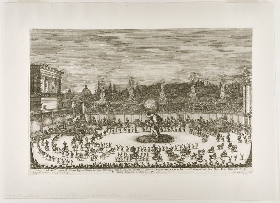 A work made of etching on ivory laid paper.