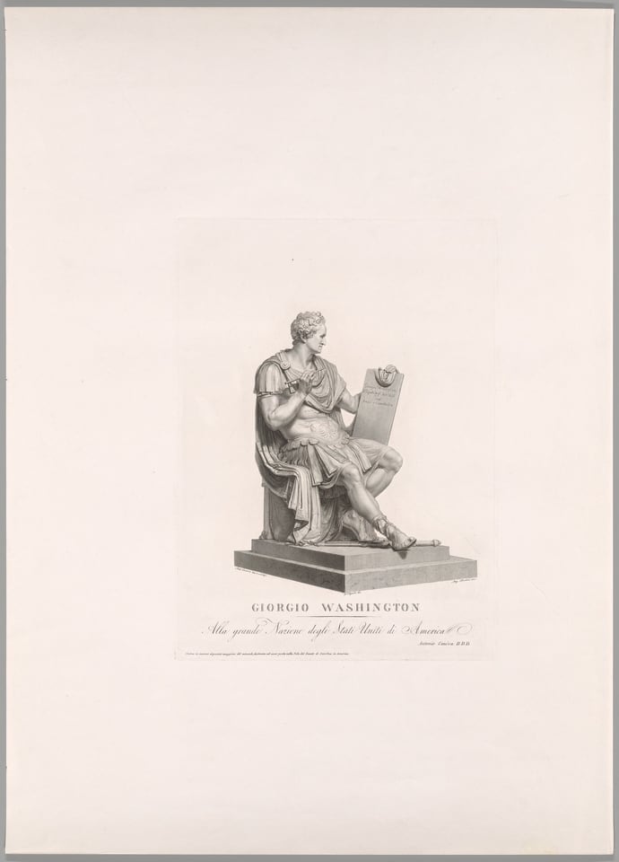 A work made of engraving in black on ivory wove paper.