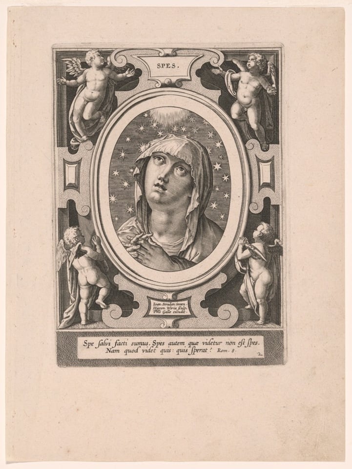 A work made of engraving on paper.
