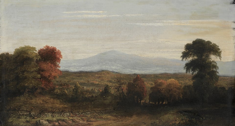 Landscape, by Jasper F. Cropsey, before 1918