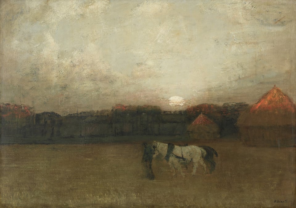 The Stubble Field, by Henry Golden Dearth, c. 1909