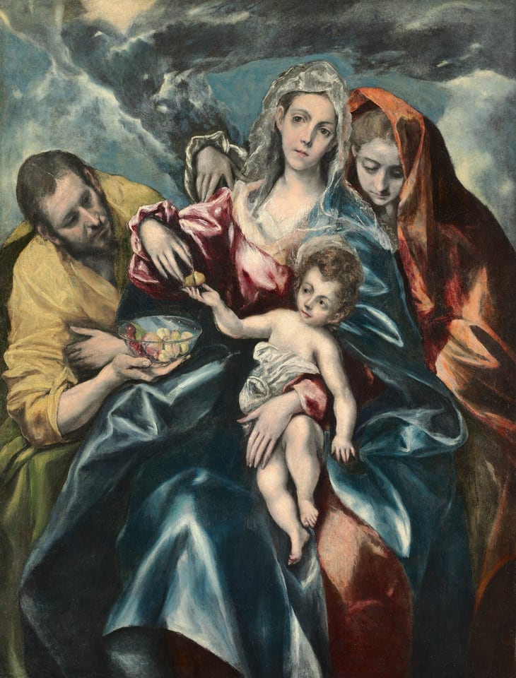 The Holy Family with Mary Magdalen, by El Greco, c. 1590–95