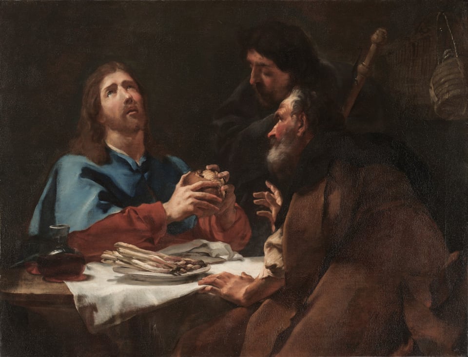 The Supper at Emmaus, by Giovanni Battista Piazzetta, c. 1720