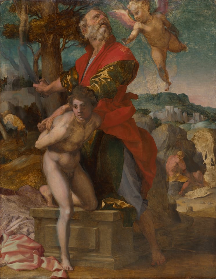The Sacrifice of Isaac, by Andrea del Sarto, c. 1527