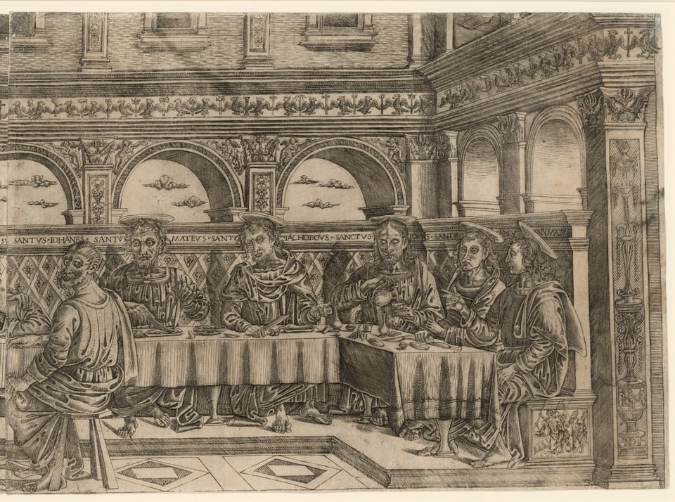 The Last Supper, by Lucantonio degli Uberti, c. 1500