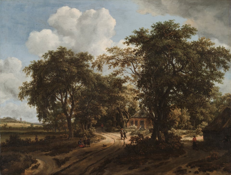 A Cottage in the Woods, by Meindert Hobbema, c. 1662