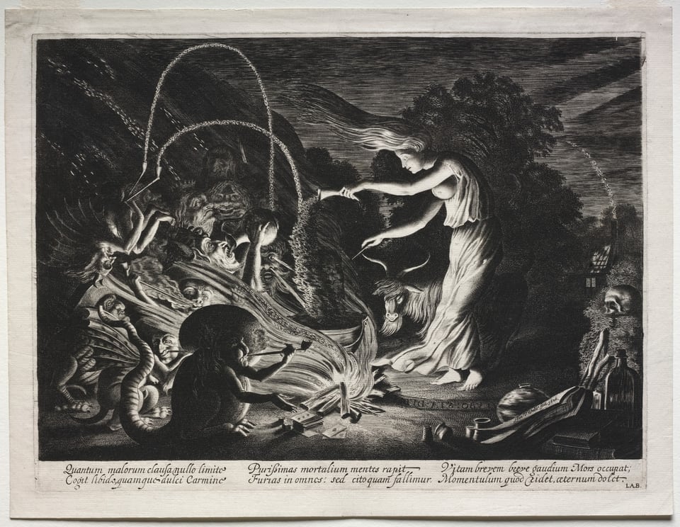 The Witch (Night Piece), by Jan van de Velde II, 1626