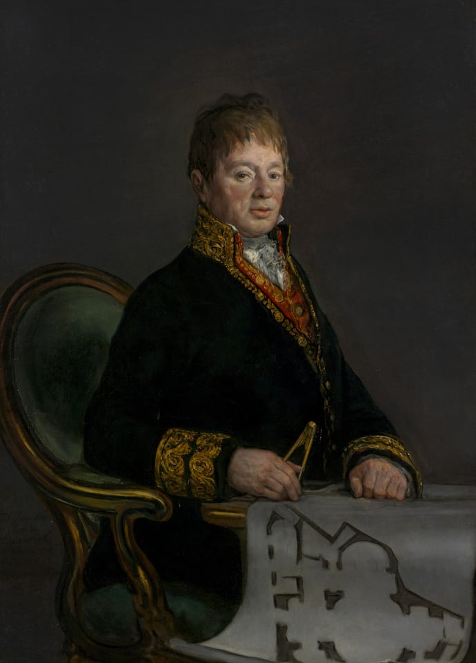 Portrait of Don Juan Antonio Cuervo, by Francisco Goya, 1819