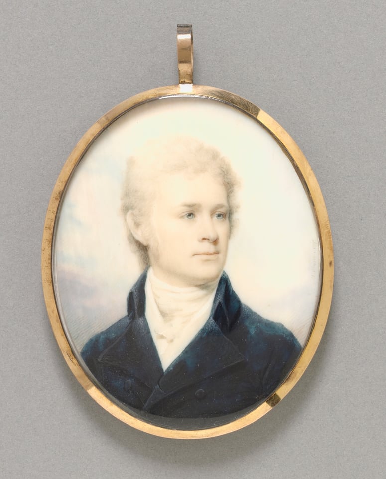 James Alexander Ross Cuthbert, by Edward Greene Malbone, 1799