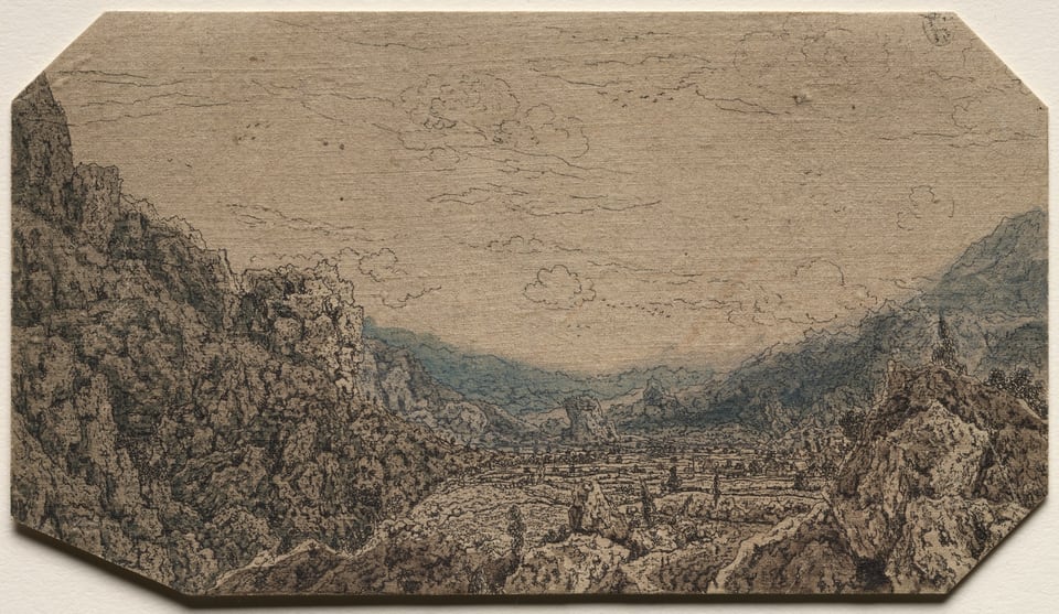 Enclosed Valley, by Hercules Seghers, c. 1623–30
