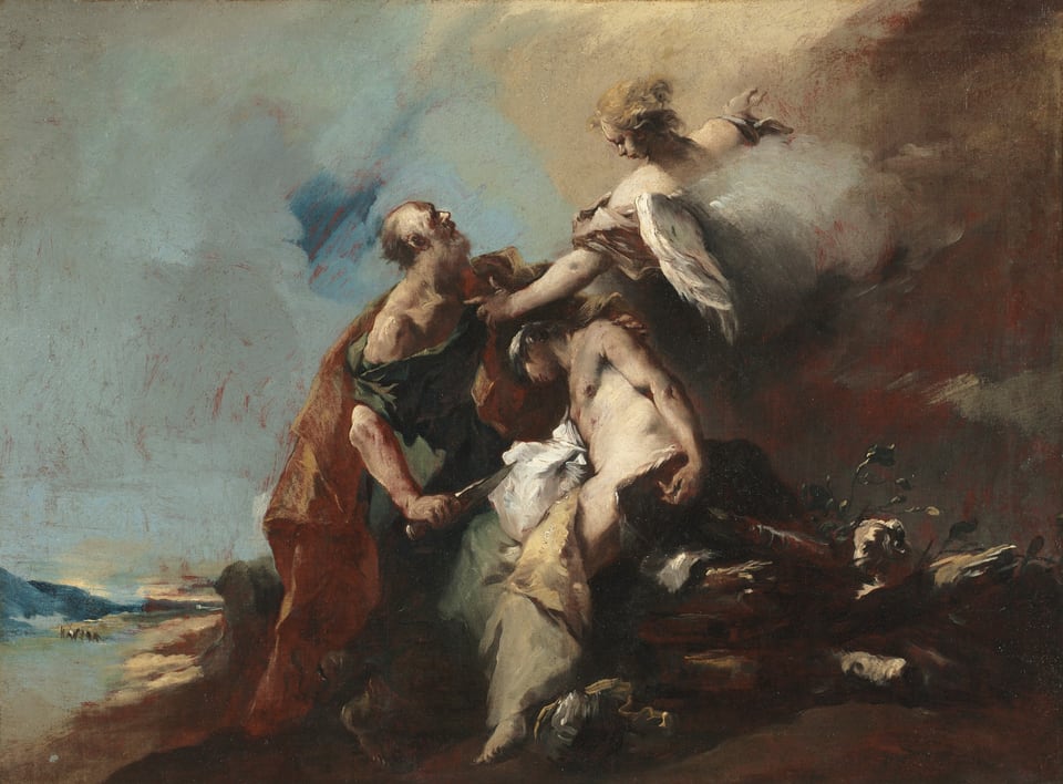 The Sacrifice of Isaac, by Francesco Guardi, 1750s