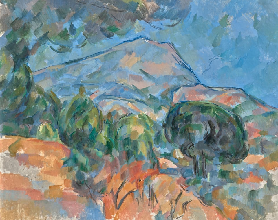 Mount Sainte-Victoire, by Paul Cézanne, c. 1904