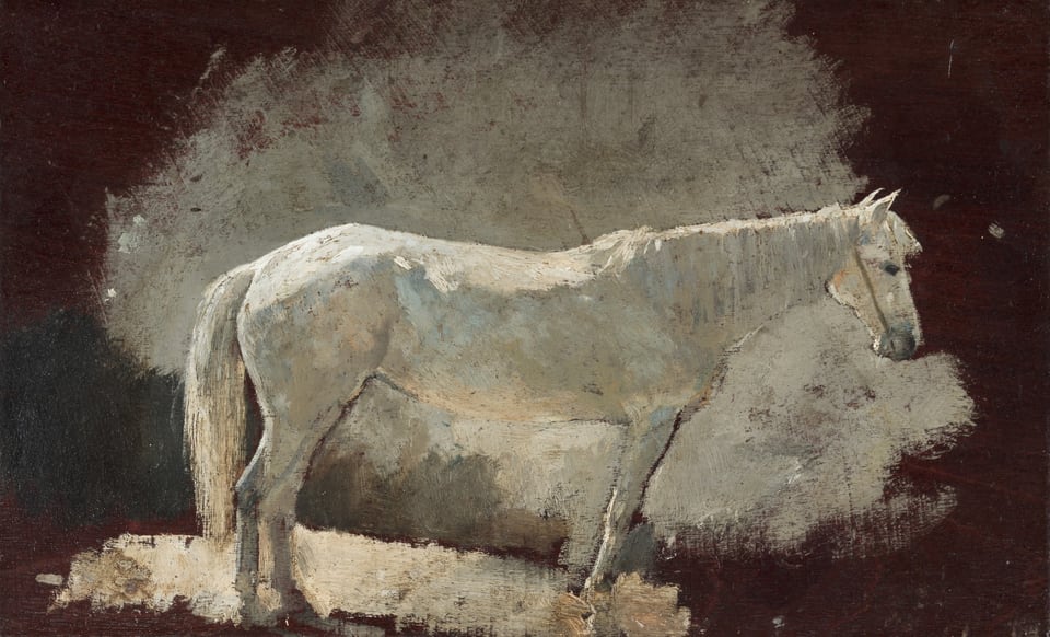 White Mare, by Winslow Homer, c. 1868