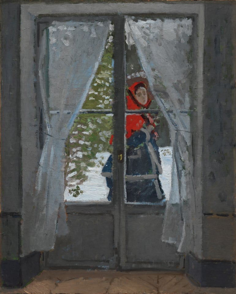The Red Kerchief, by Claude Monet, c. 1868–73