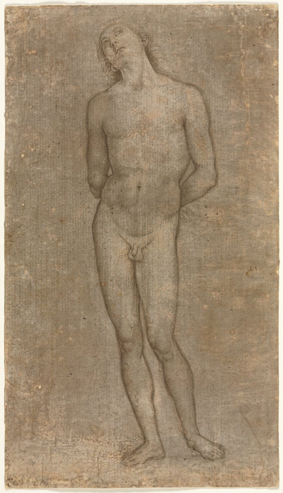 Saint Sebastian, by Perugino, c. 1493