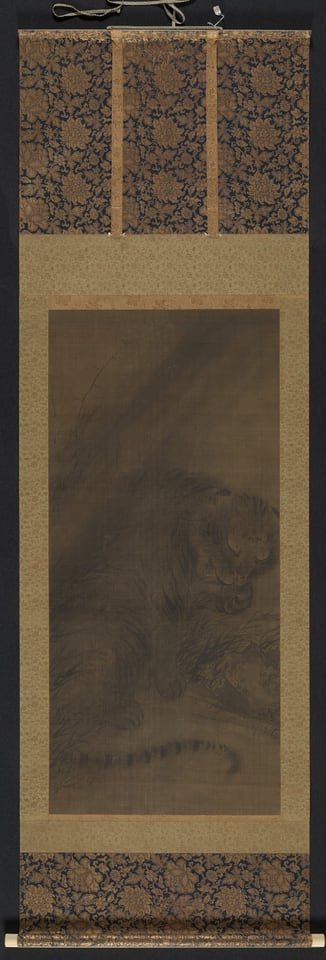 Tiger, by Fachang Muqi, c. 1250–79