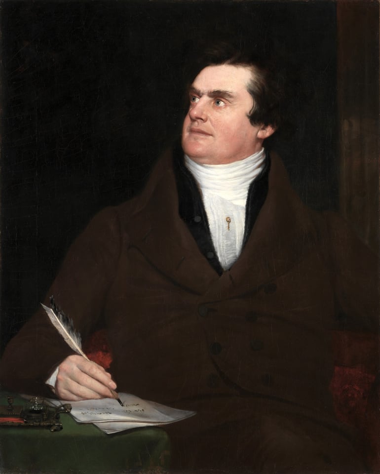 Colonel William Leete Stone, by William Page, 1839