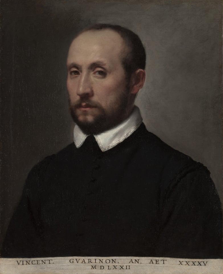 Portrait of Vincenzo Guarignoni, by Giovanni Battista Moroni, c. 1572