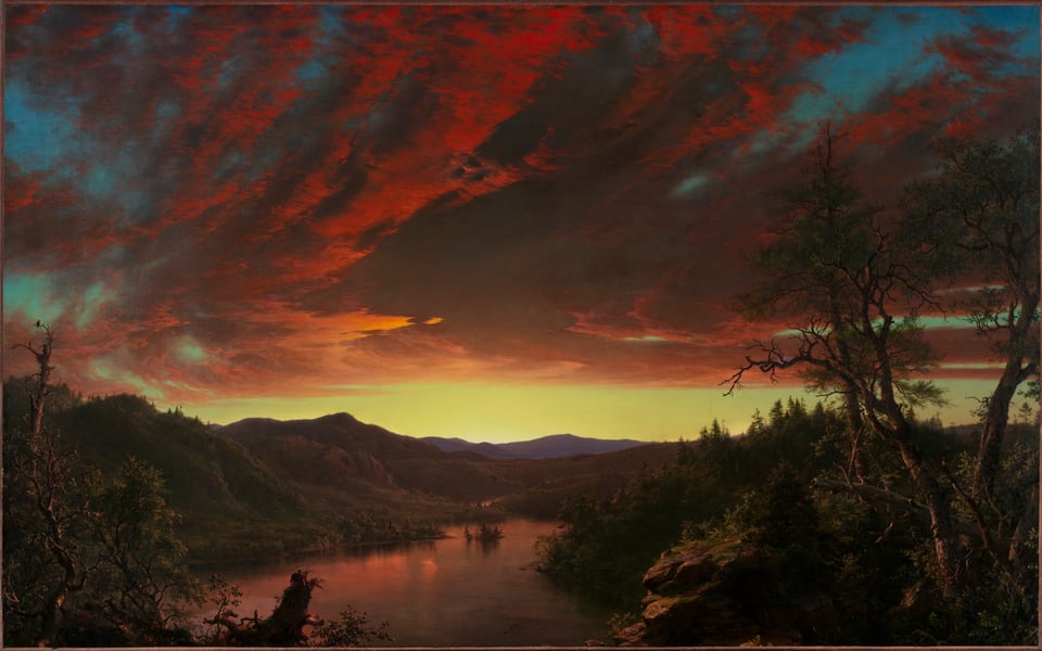 Twilight in the Wilderness, by Frederic Edwin Church, 1860