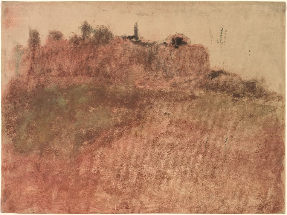 Estérel Village, by Edgar Degas, c. 1890