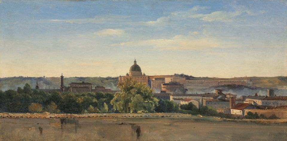 View of Rome, by Pierre Henri de Valenciennes, c. 1782–84