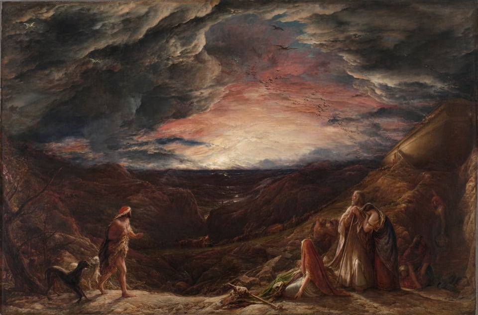 Noah: The Eve of the Deluge, by John Linnell, 1848