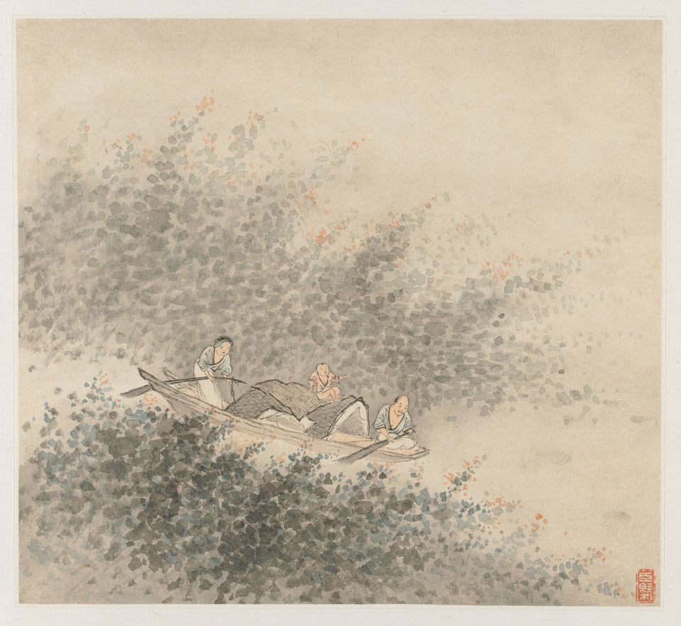 Album of Landscapes: Leaf 6, by Wang Gai, 1677
