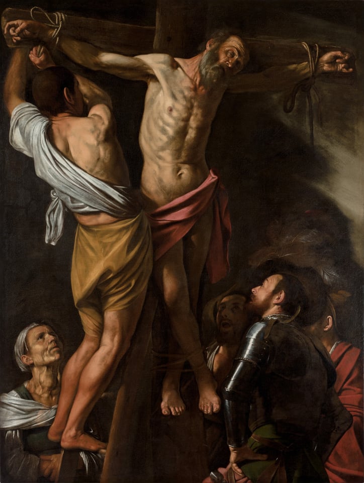 The Crucifixion of Saint Andrew, by Caravaggio, 1606–7