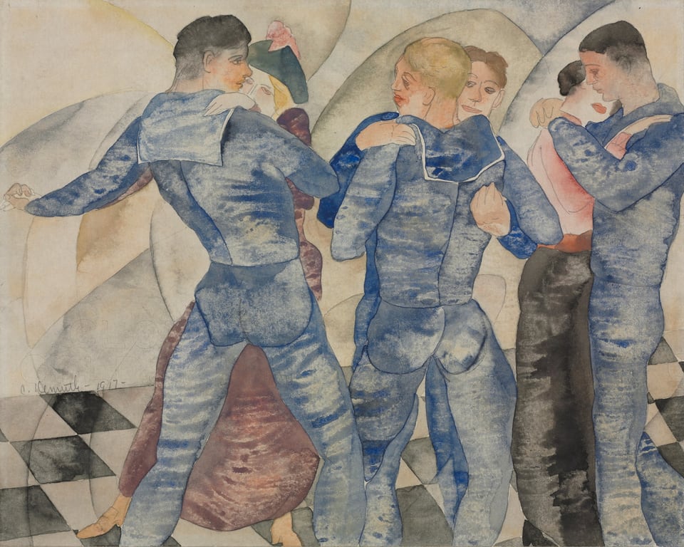 Dancing Sailors, by Charles Demuth, 1917