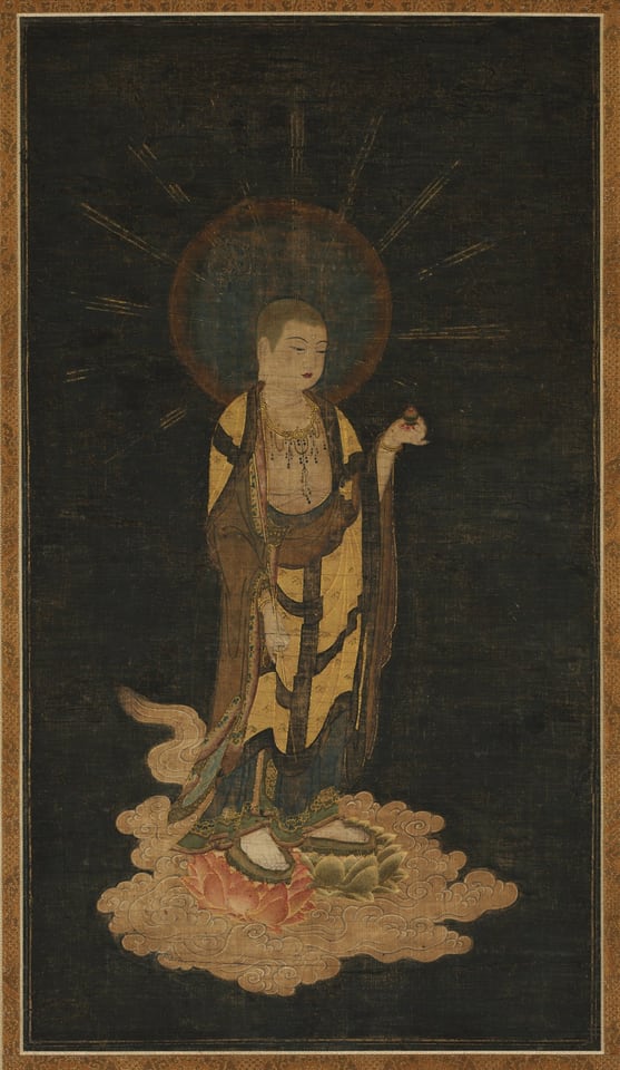 Welcoming Descent of Jizō, 1200s