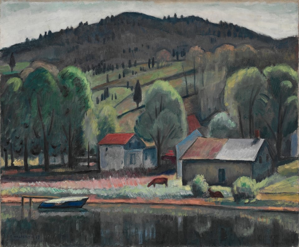 Eddyville, by Samuel Halpert, 1917