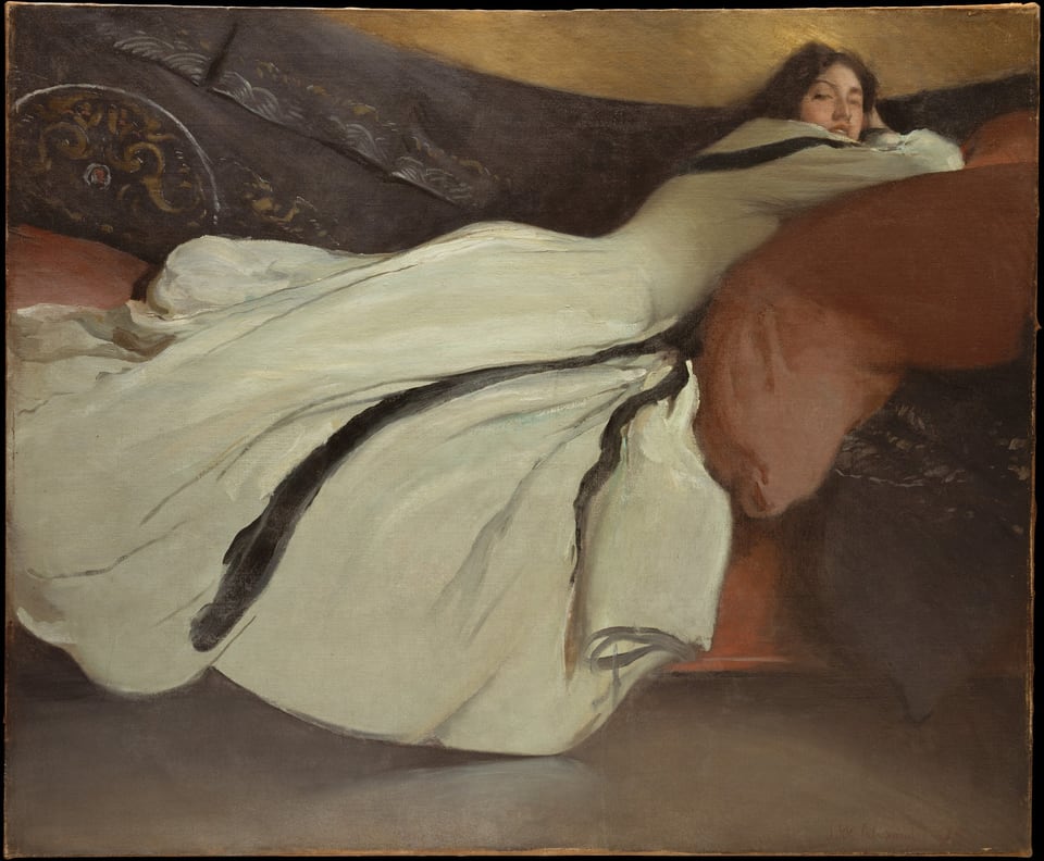 Repose, by John White Alexander, 1895