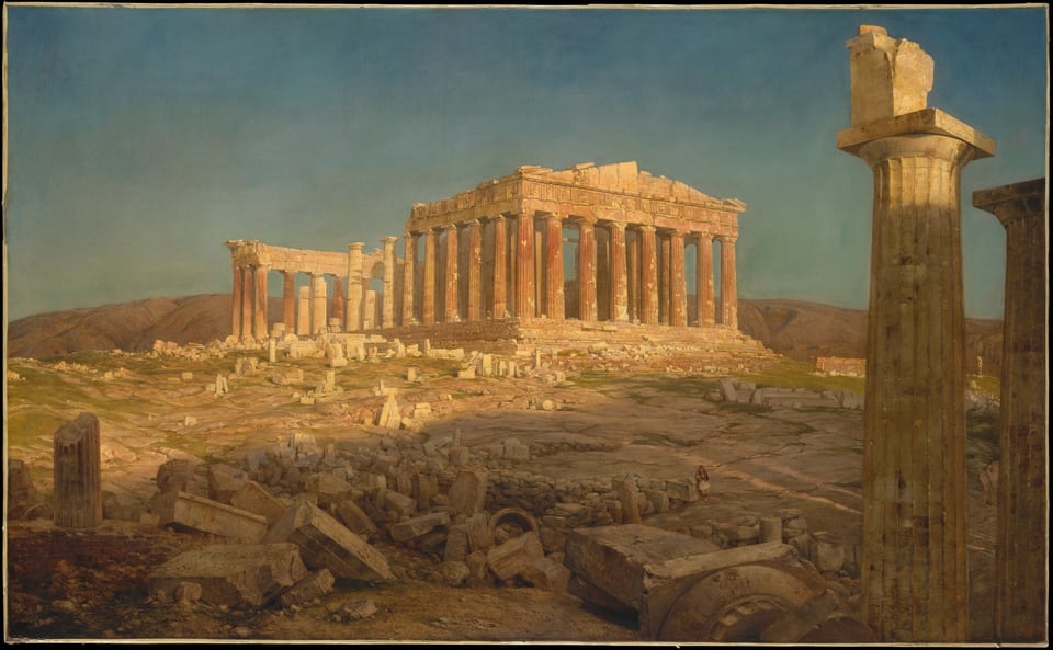 The Parthenon, by Frederic Edwin Church, 1871