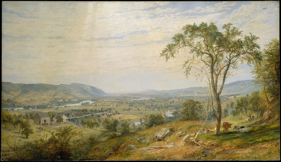 The Valley of Wyoming, by Jasper Francis Cropsey, 1865