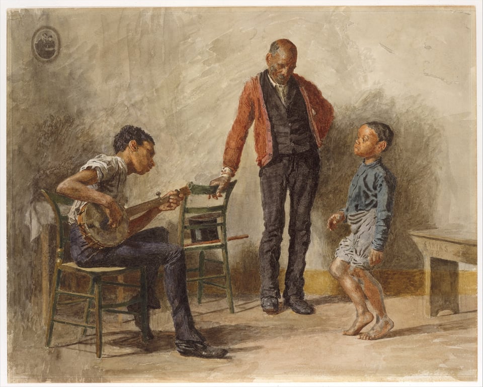 The Dancing Lesson, by Thomas Eakins, 1878