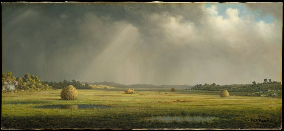 Newburyport Meadows, by Martin Johnson Heade, ca. 1876–81