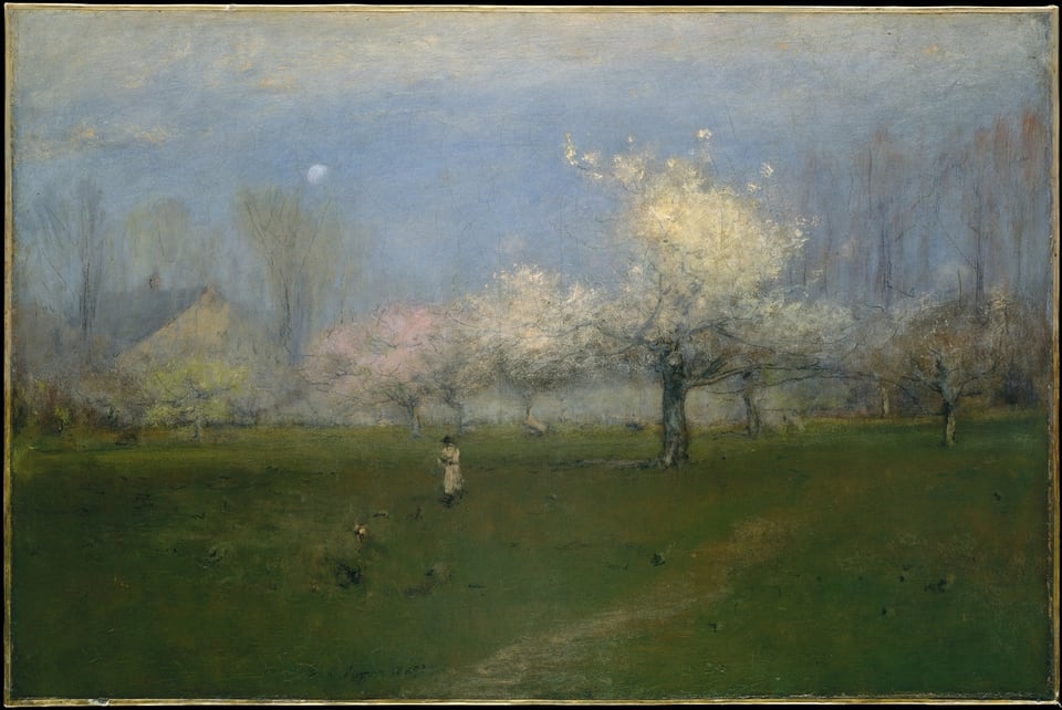 Spring Blossoms, Montclair, New Jersey, by George Inness, ca. 1891