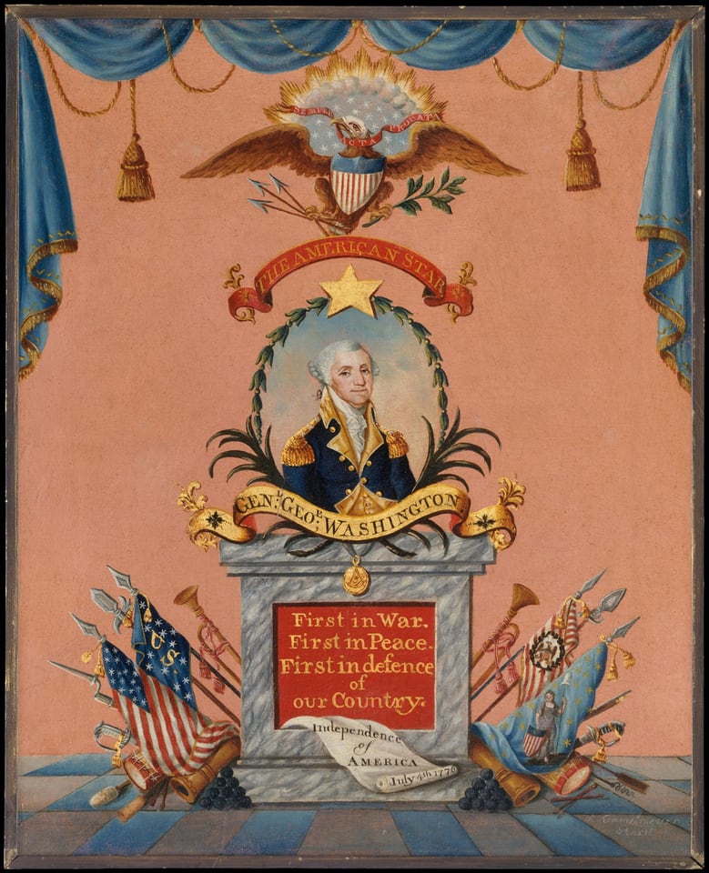The American Star (George Washington), by Frederick Kemmelmeyer, ca. 1803
