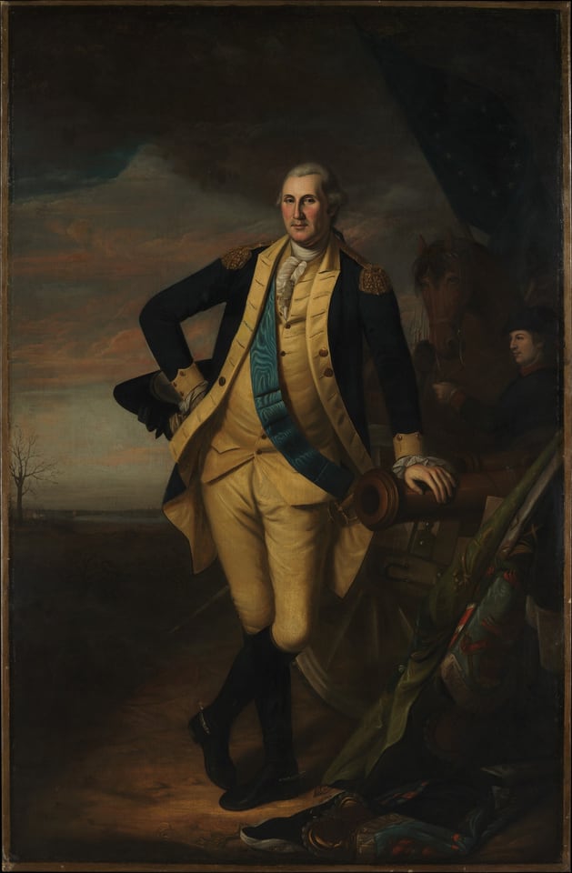 George Washington, by Charles Willson Peale, ca. 1779–81